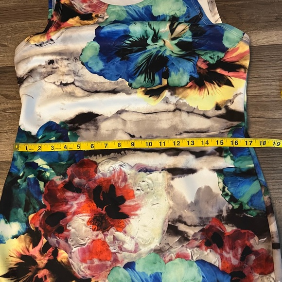 PHILOSOPHY Republic FloralSleeveless Jersey Dress Size Large - Picture 5 of 9